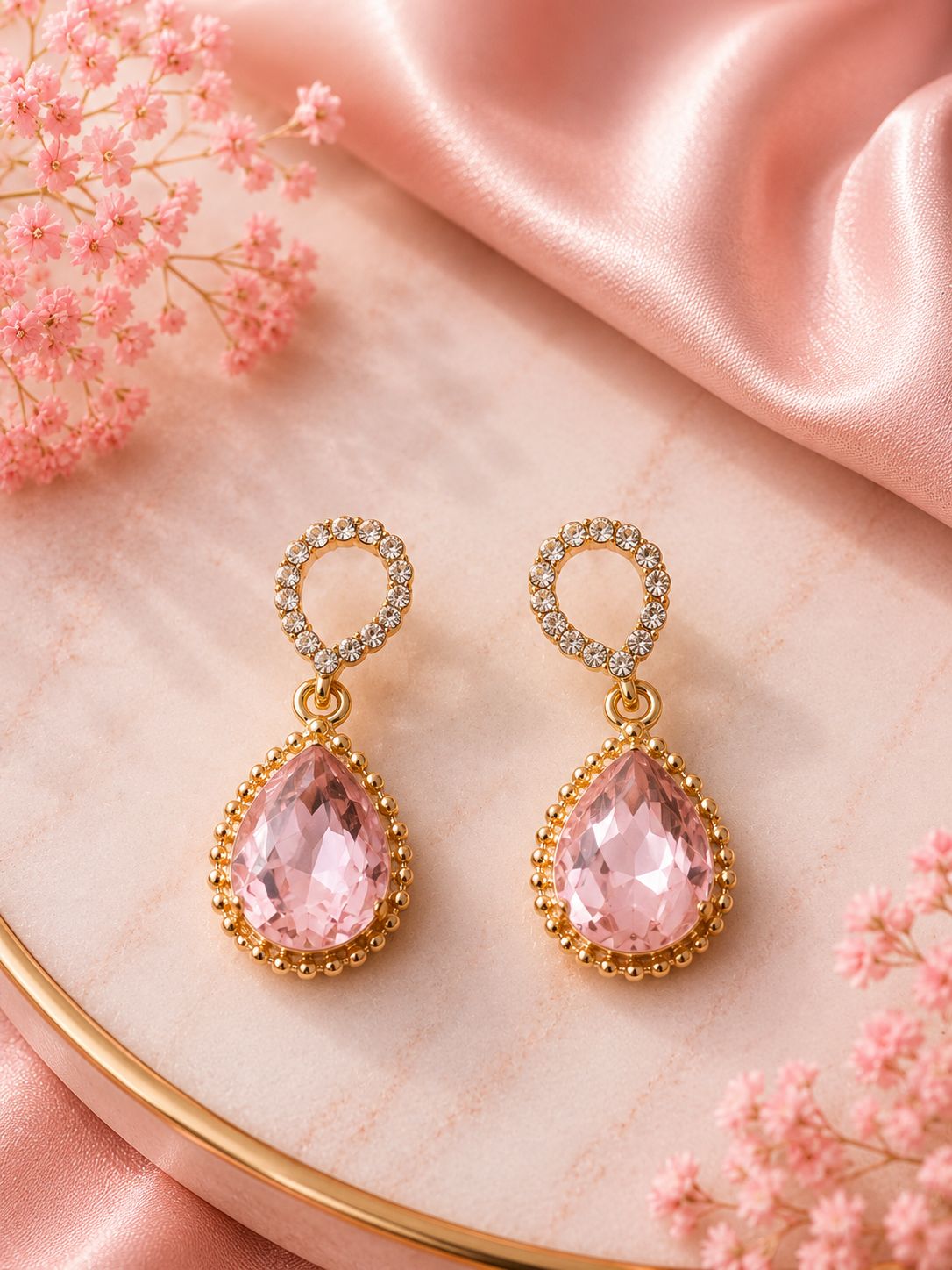 ARETES BLUSH ROYALE