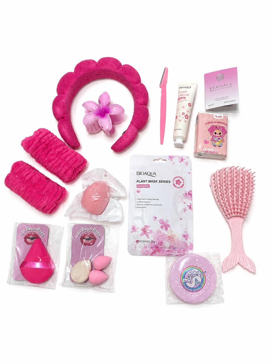 SET UN BESO ROSA - COLOR FUCSIA