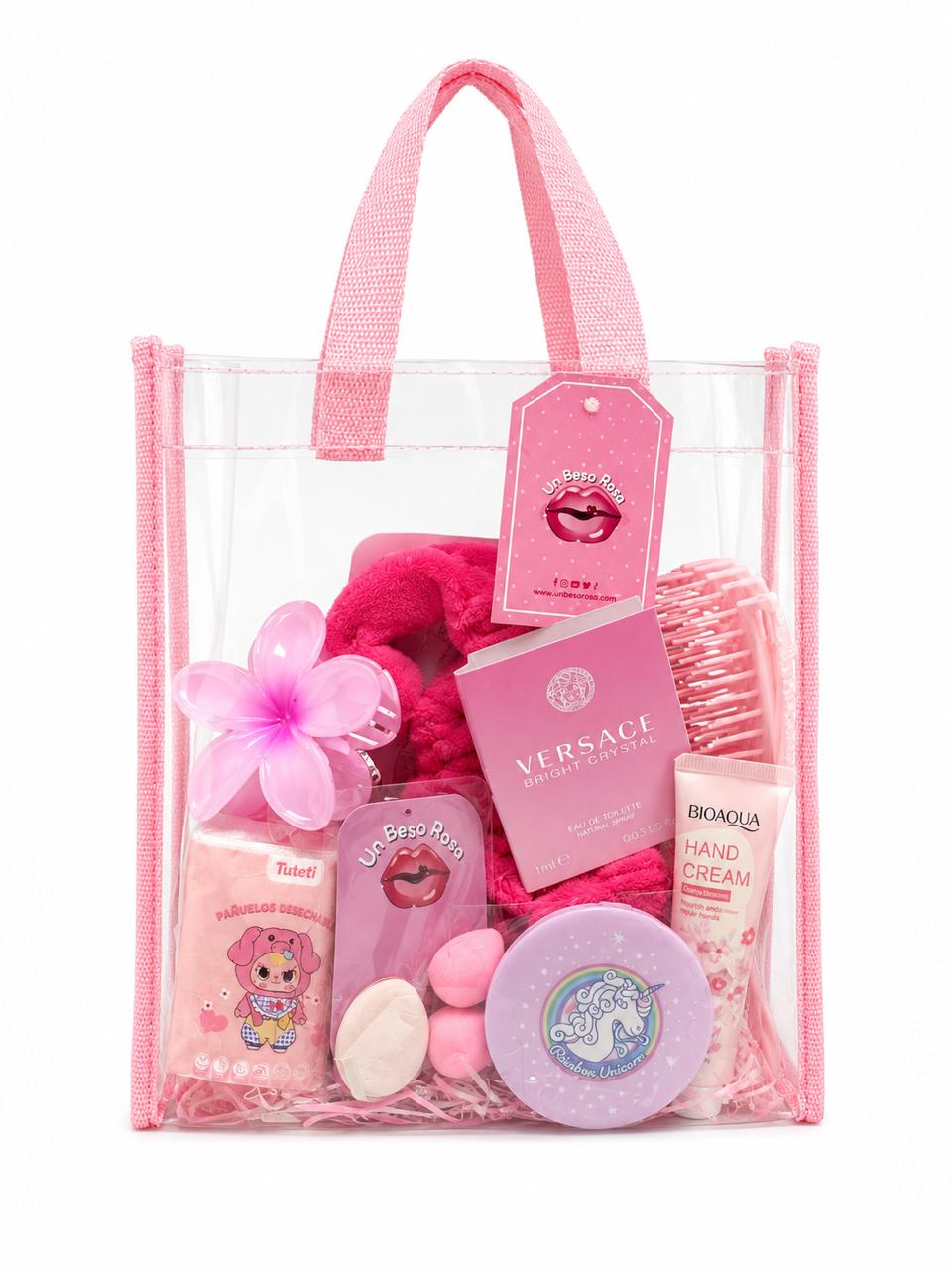 SET UN BESO ROSA - COLOR FUCSIA