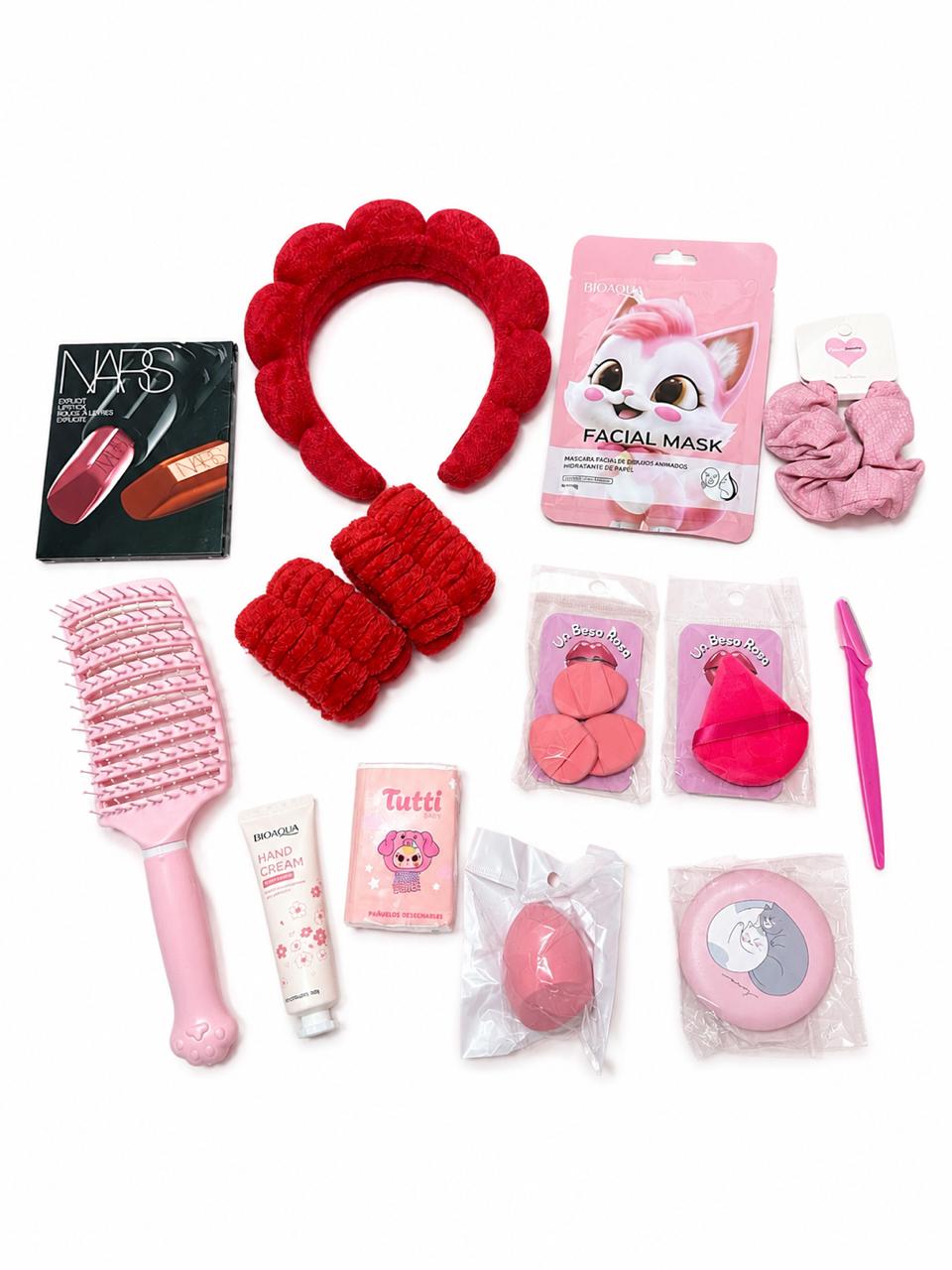 SET UN BESO ROSA - COLOR ROJO