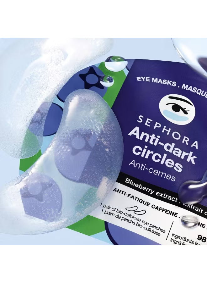 SEPHORA COLLECTION - Mascarillas para ojos anti-ojeras con extracto de arándano