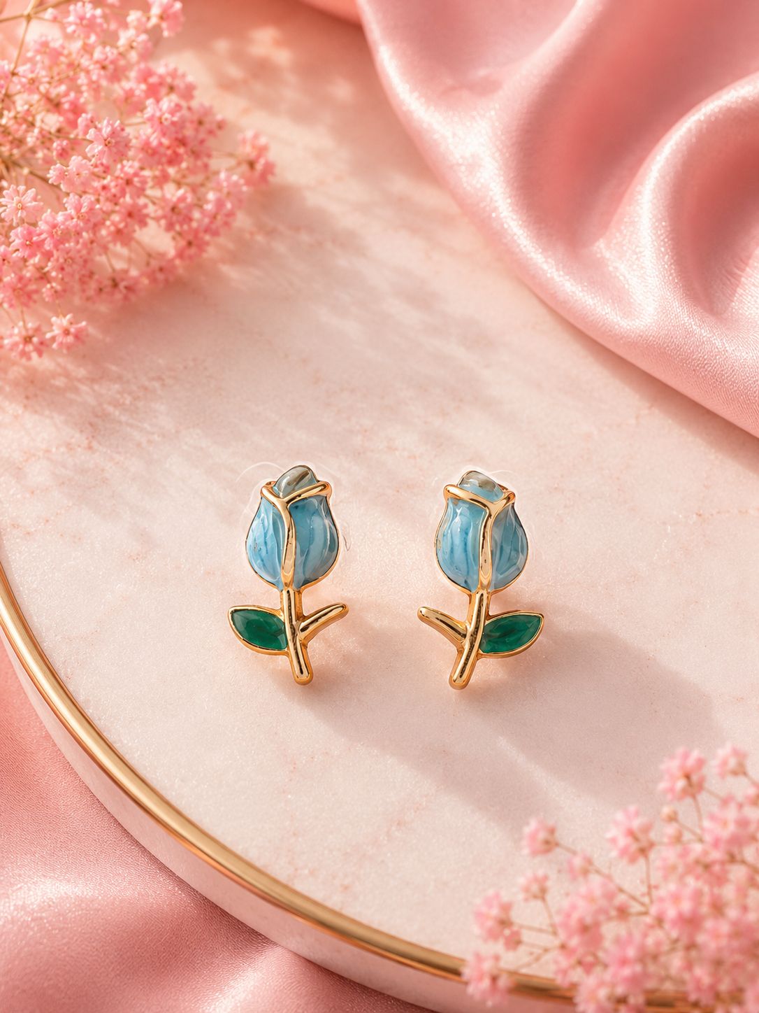 ARETES BLUE TULIP
