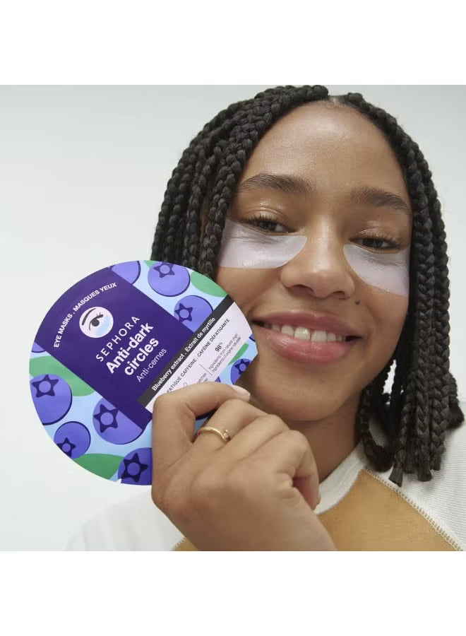 SEPHORA COLLECTION - Mascarillas para ojos anti-ojeras con extracto de arándano