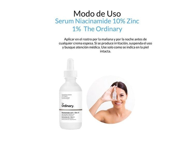 THE ORDINARY - SERUM Niacinamida 10% + Zinc 1%